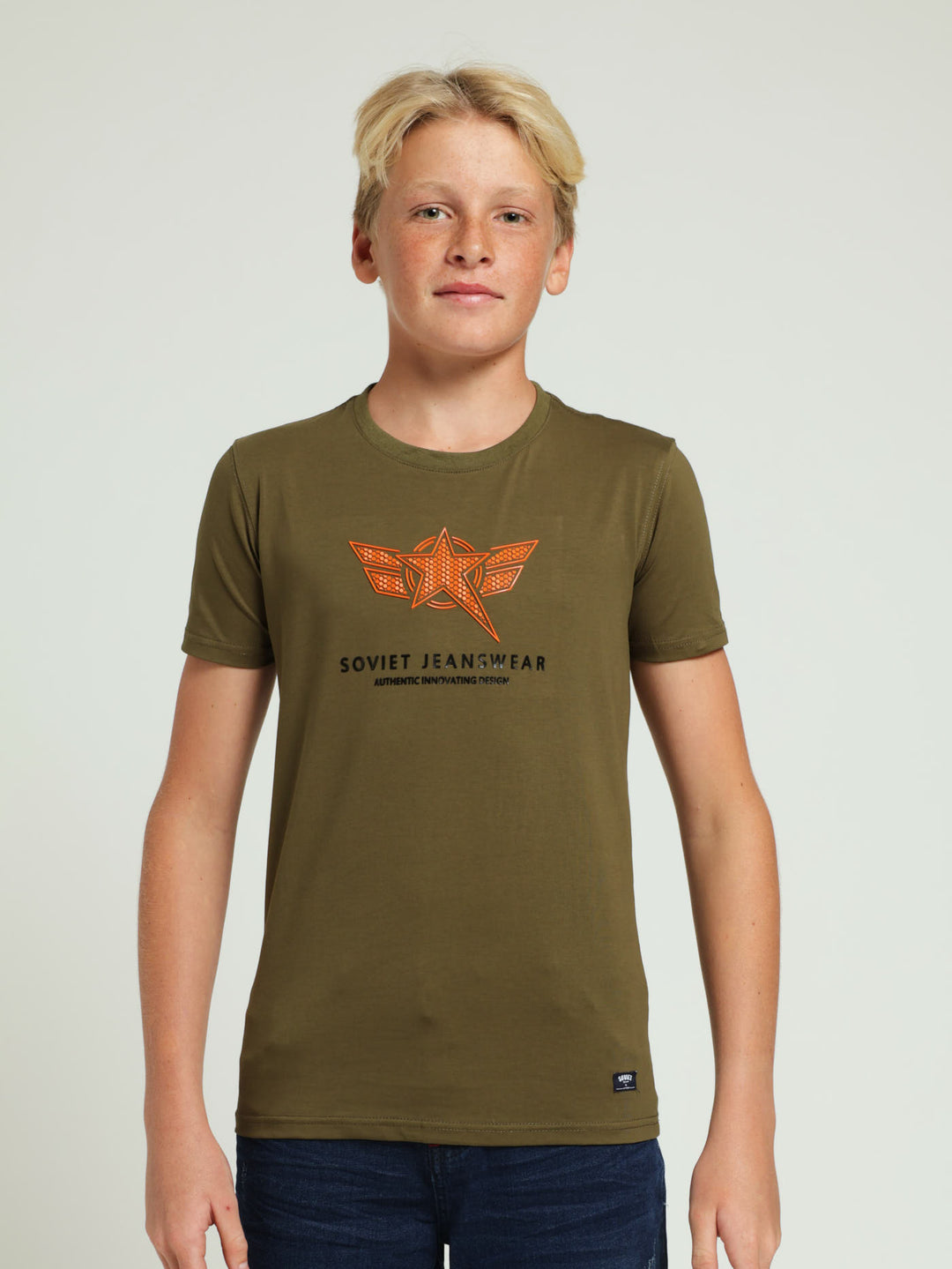 Boys Sizzle Tee - Olive