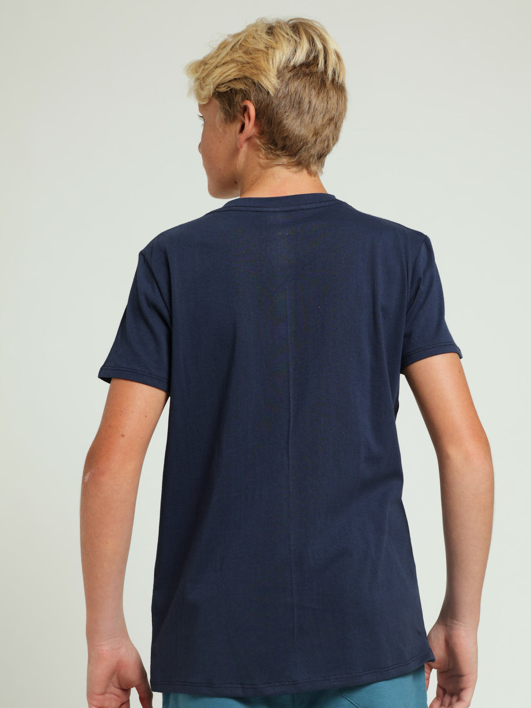 Boys Tokyo Print Tee - Navy