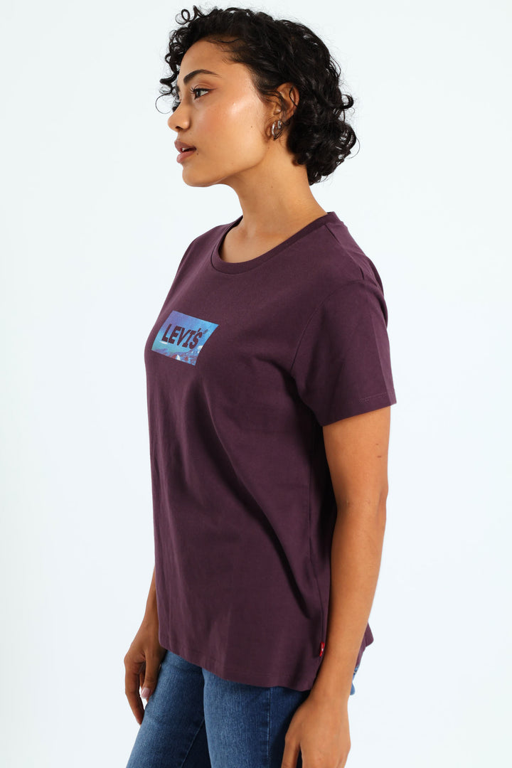 The Za Aurora Photo Perfect Tee - Plum