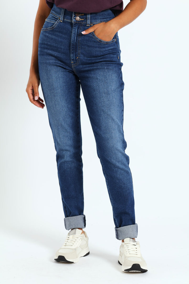 Retro High Skinny Jean - Medium Wash