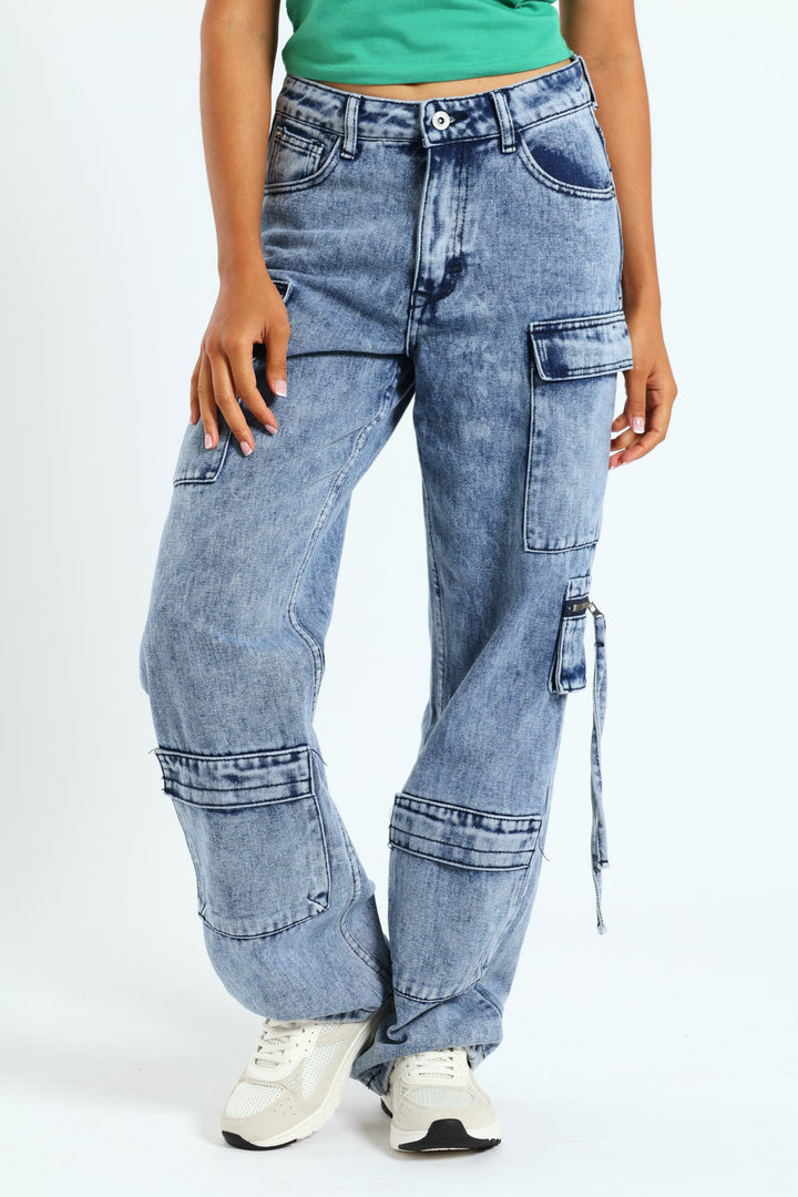 Worker Cargo Jean - Salty Mid Wash