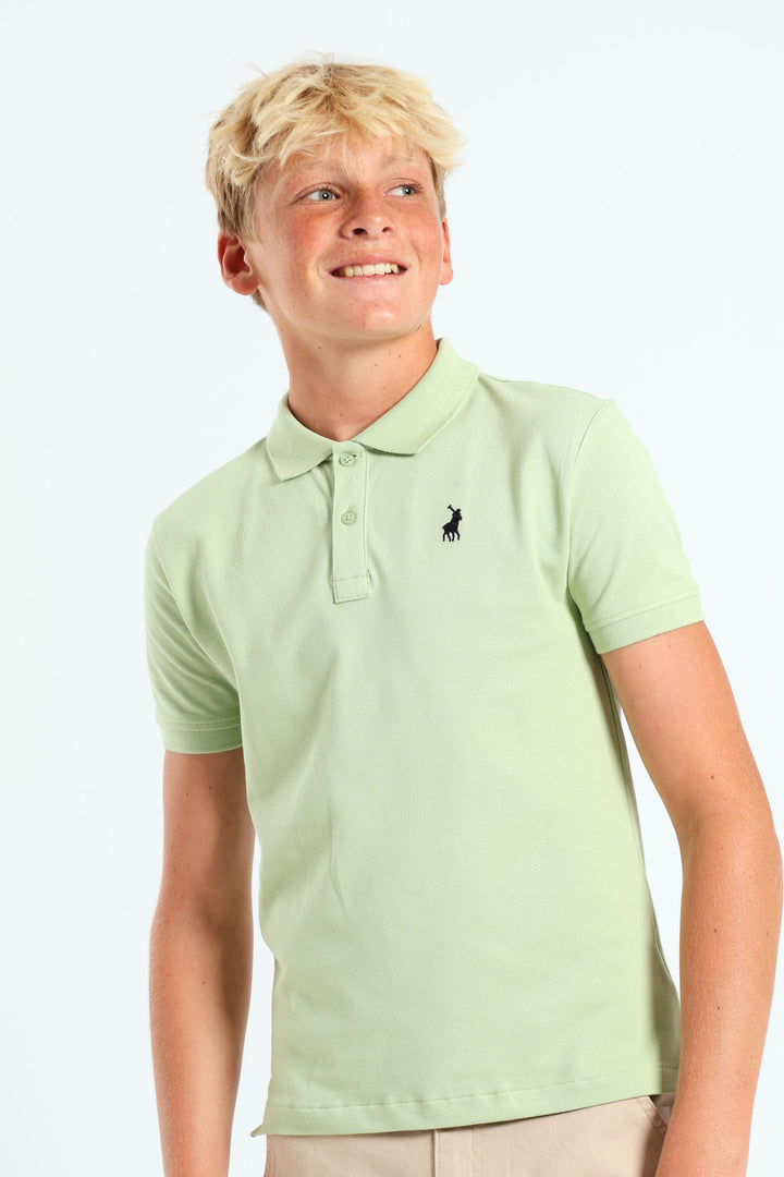 Boys Sea Green Austin Golfer - Green