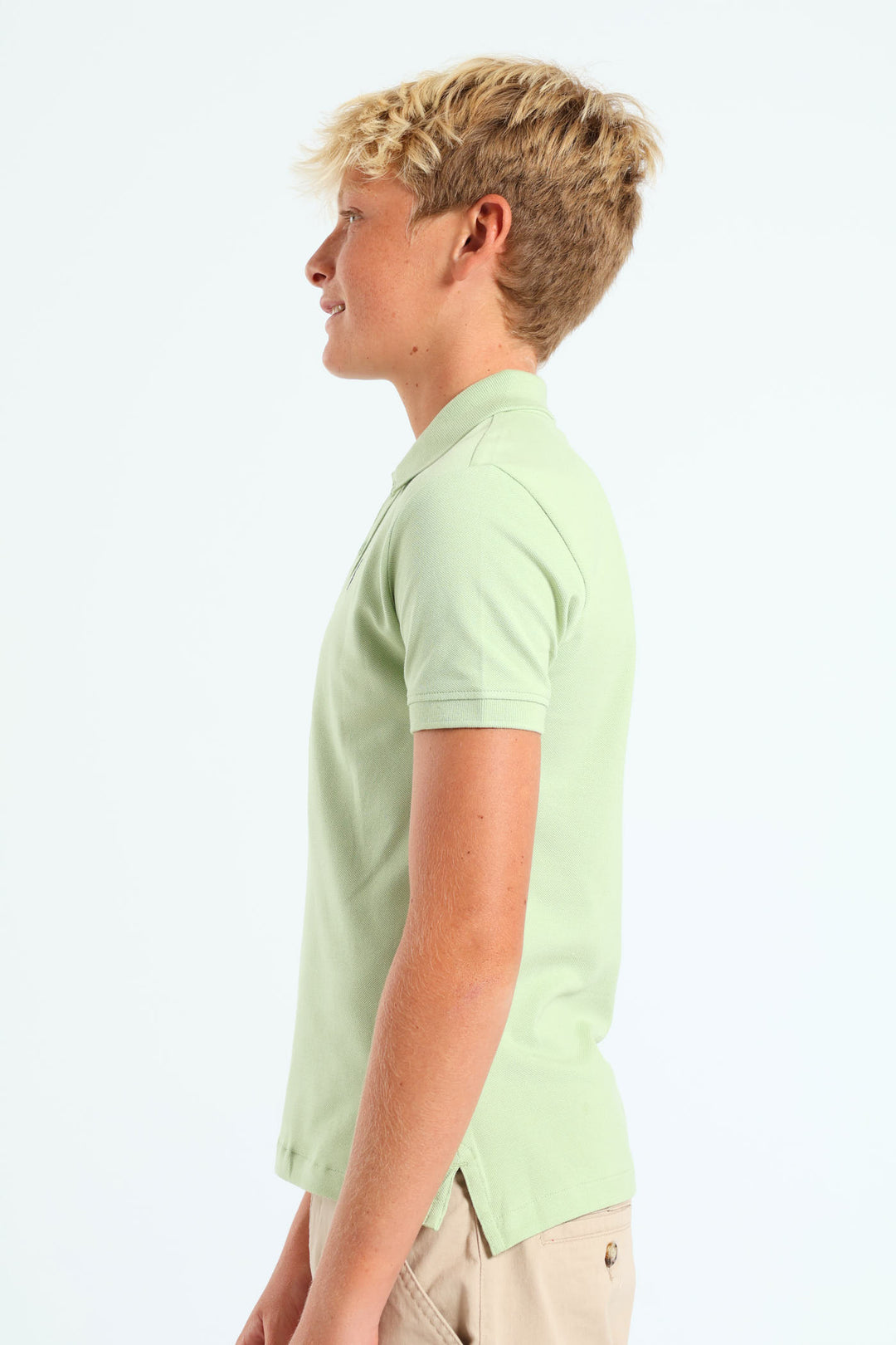 Boys Sea Green Austin Golfer - Green