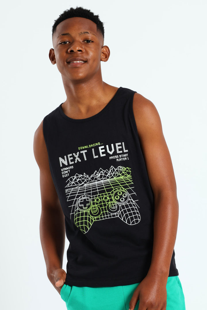 Boys Gamer Vest - Black