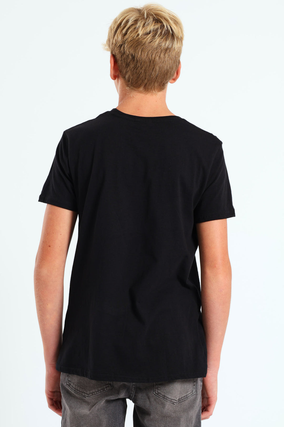 Boys Hallowen Print Tee - Black