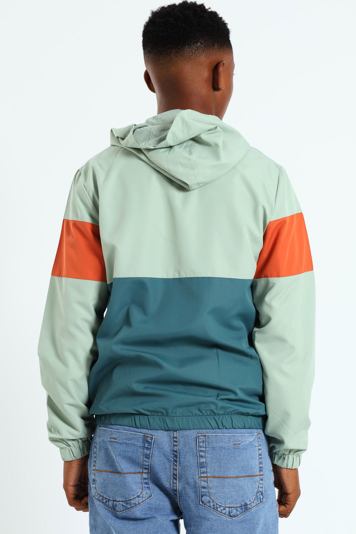 Boys Light Weight Colourblock Jacket