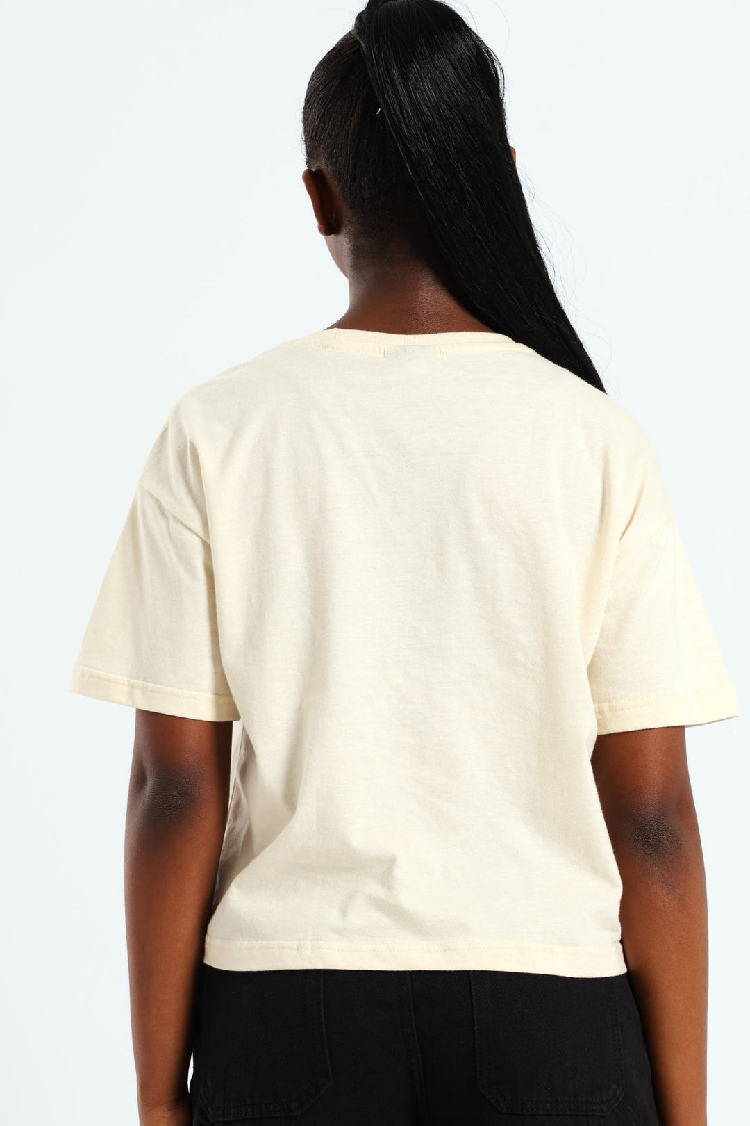 Girls Boxy NYC Tee - Cream