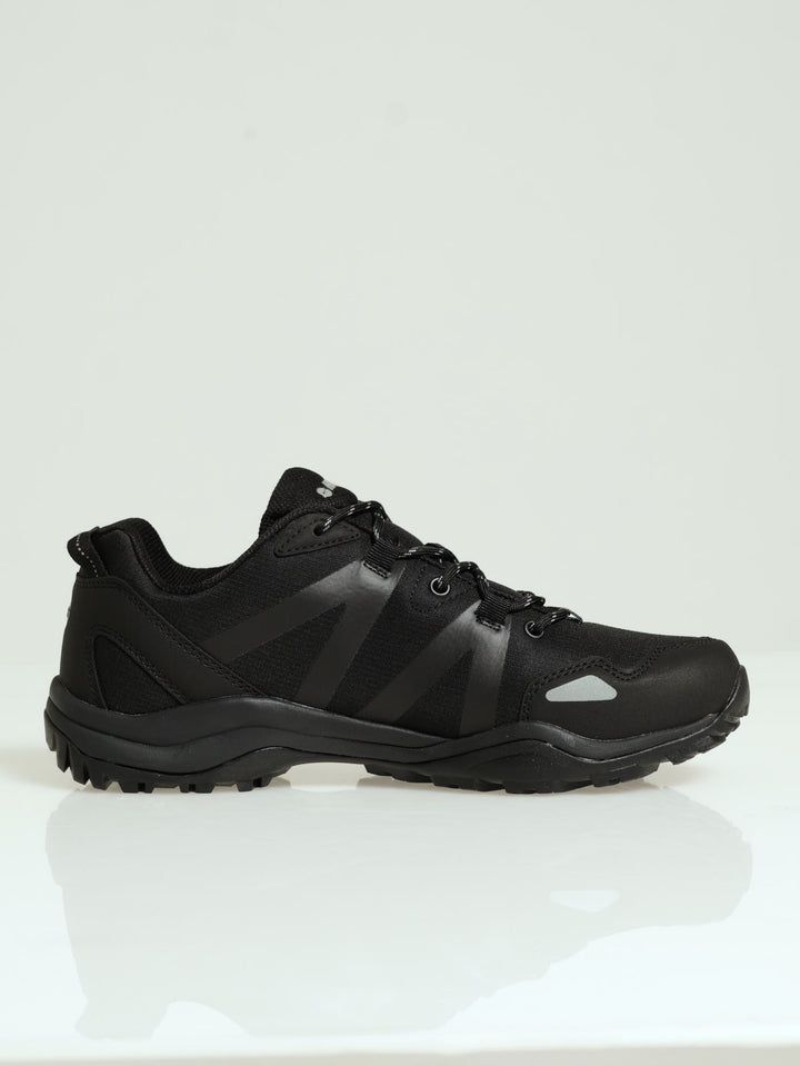 Ares Hiker Lace Up Shoe - Black