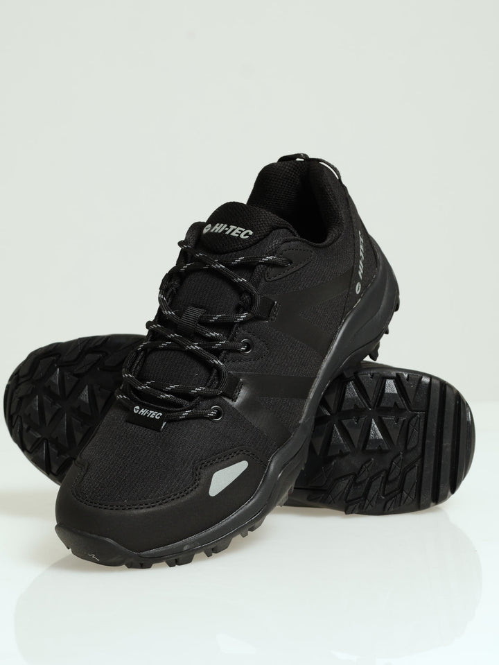 Ares Hiker Lace Up Shoe - Black