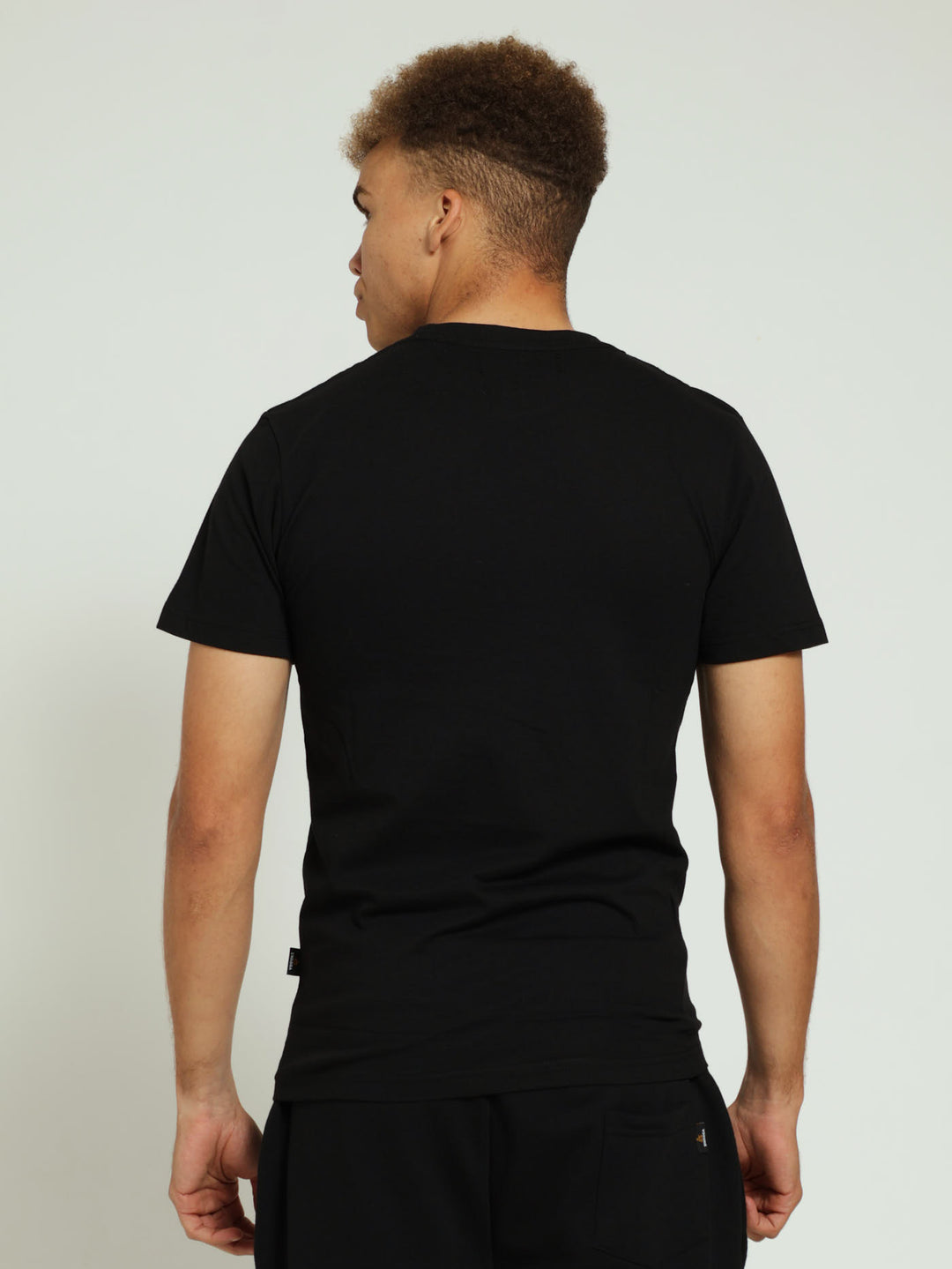 Basic Print Tee - Black