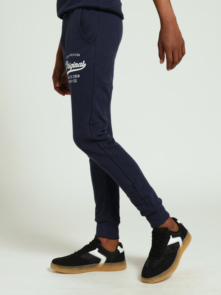 Boys Original Fleece Pants - Navy