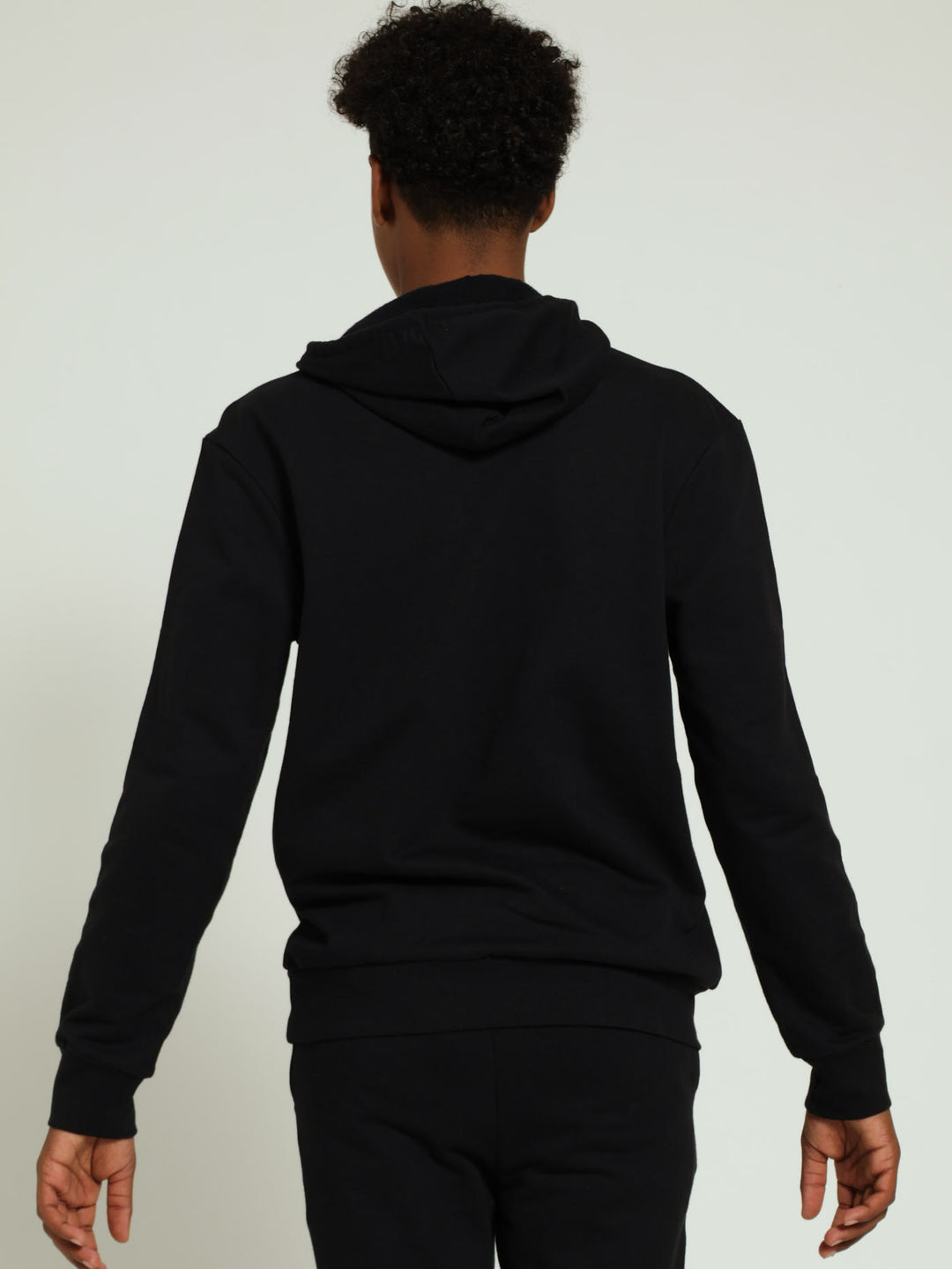 Rugby Fleece Top - Black