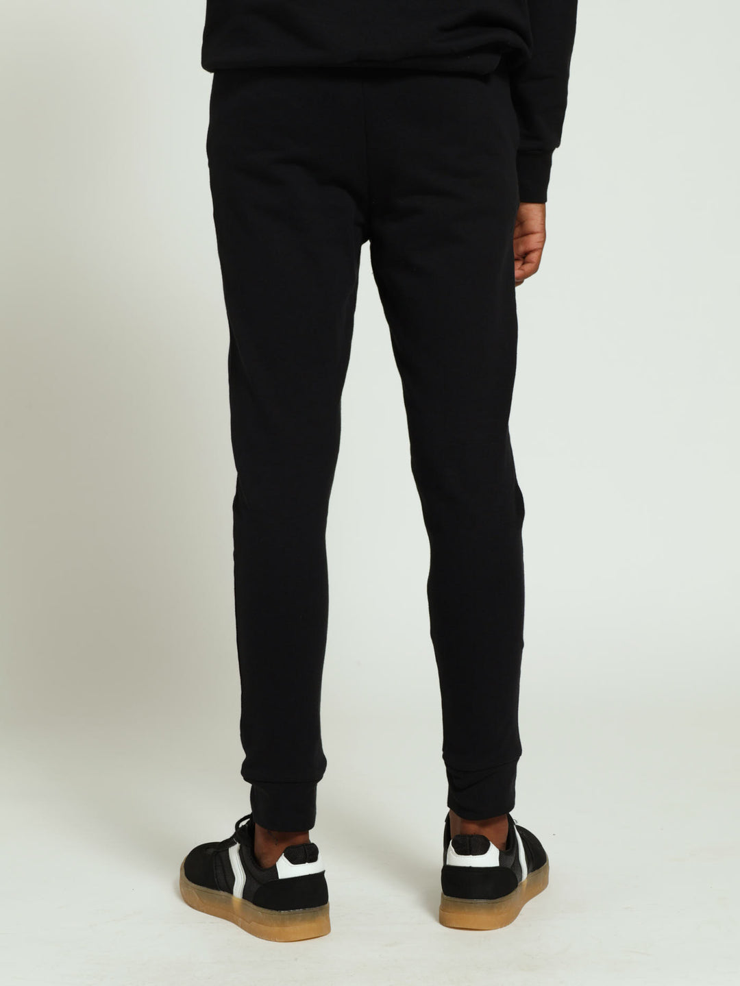 Rugby Fleece Bottoms - Black