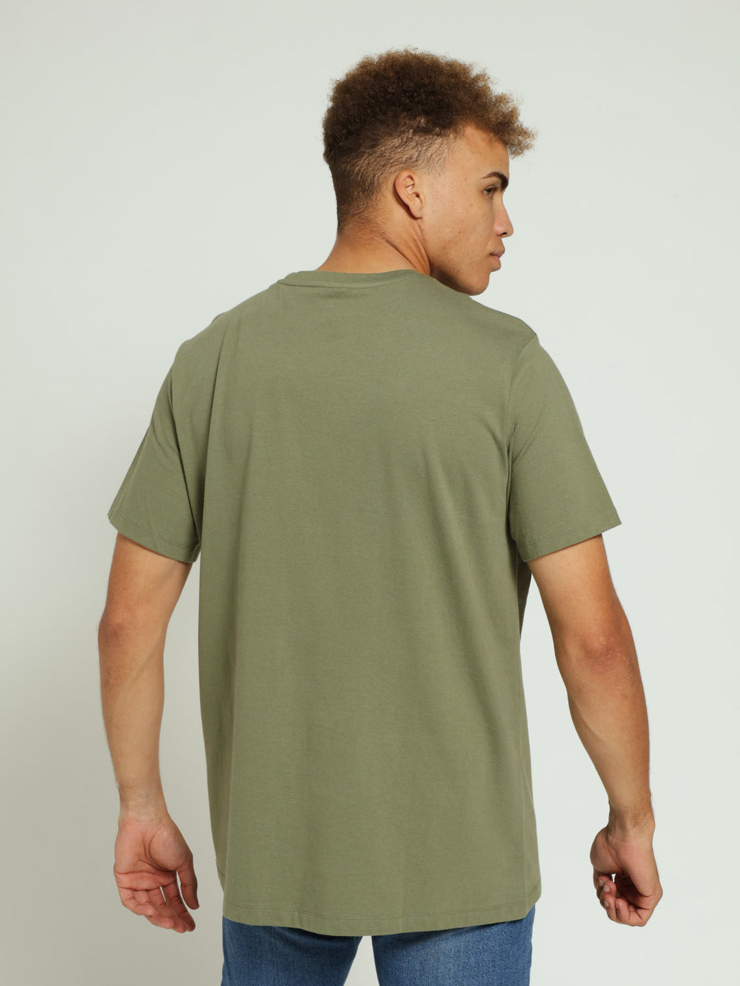 Classic Pocket Tee - Moss Olive