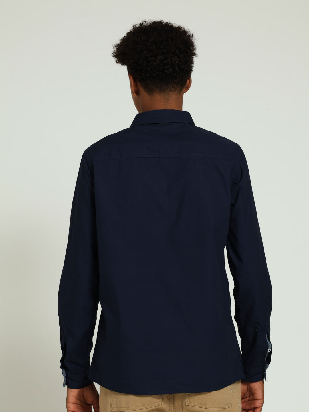 Boys Cracker Core Cotton Shirt - Navy