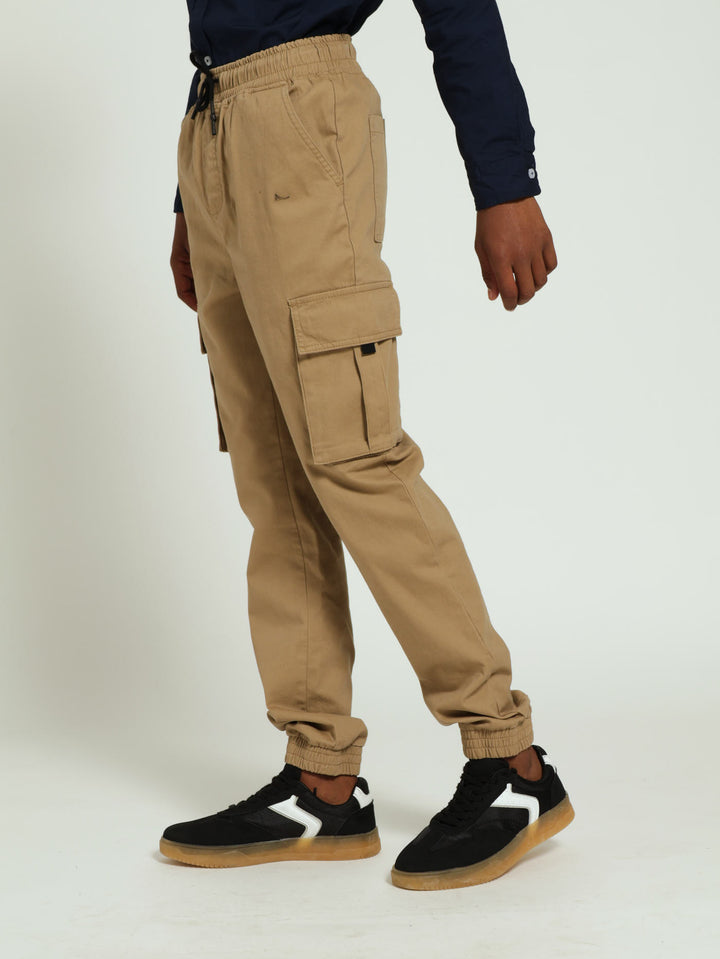 Boys Kelp Below Pocket Pants - Stone