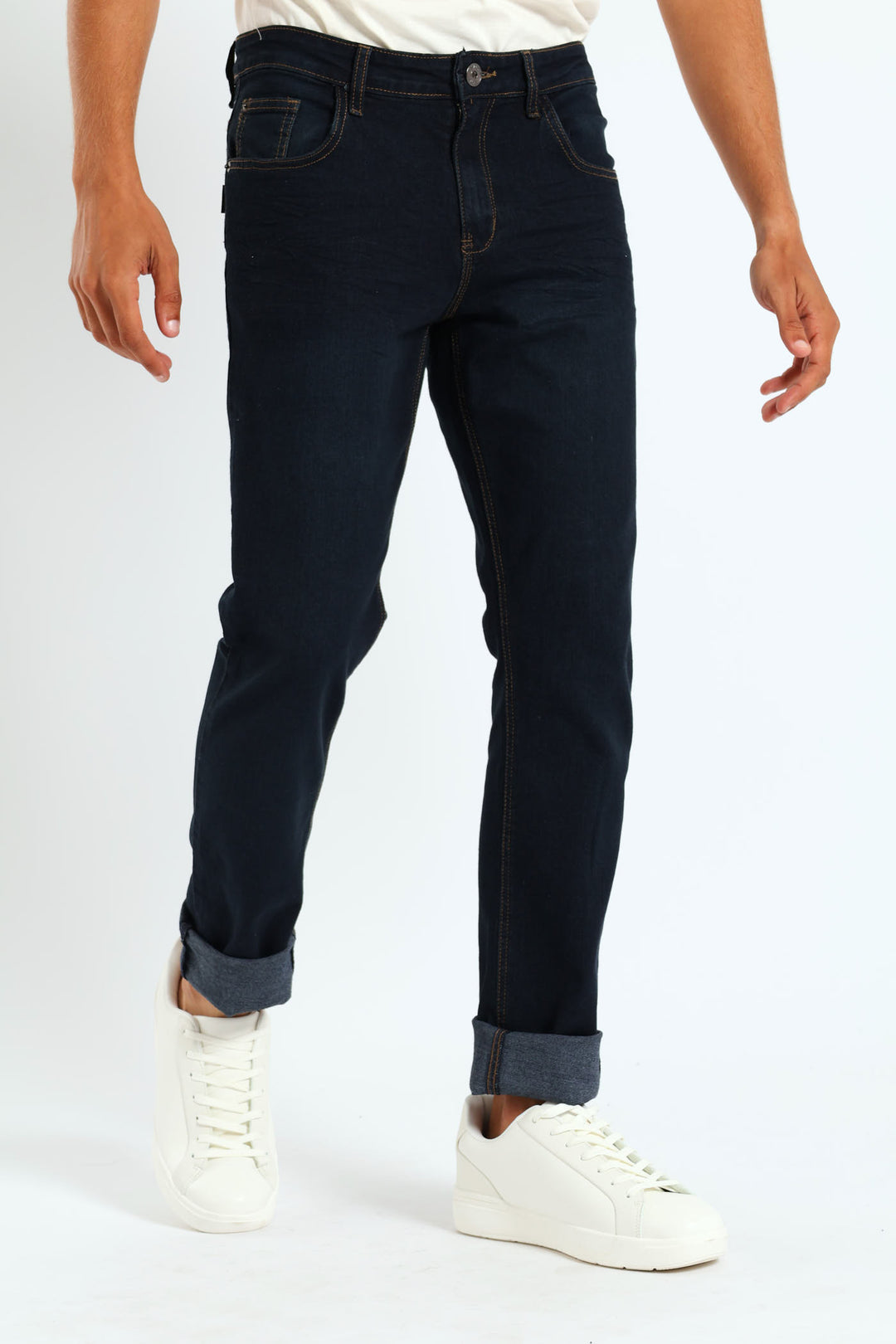 Slim Basic Denim Jean - Blue/Black