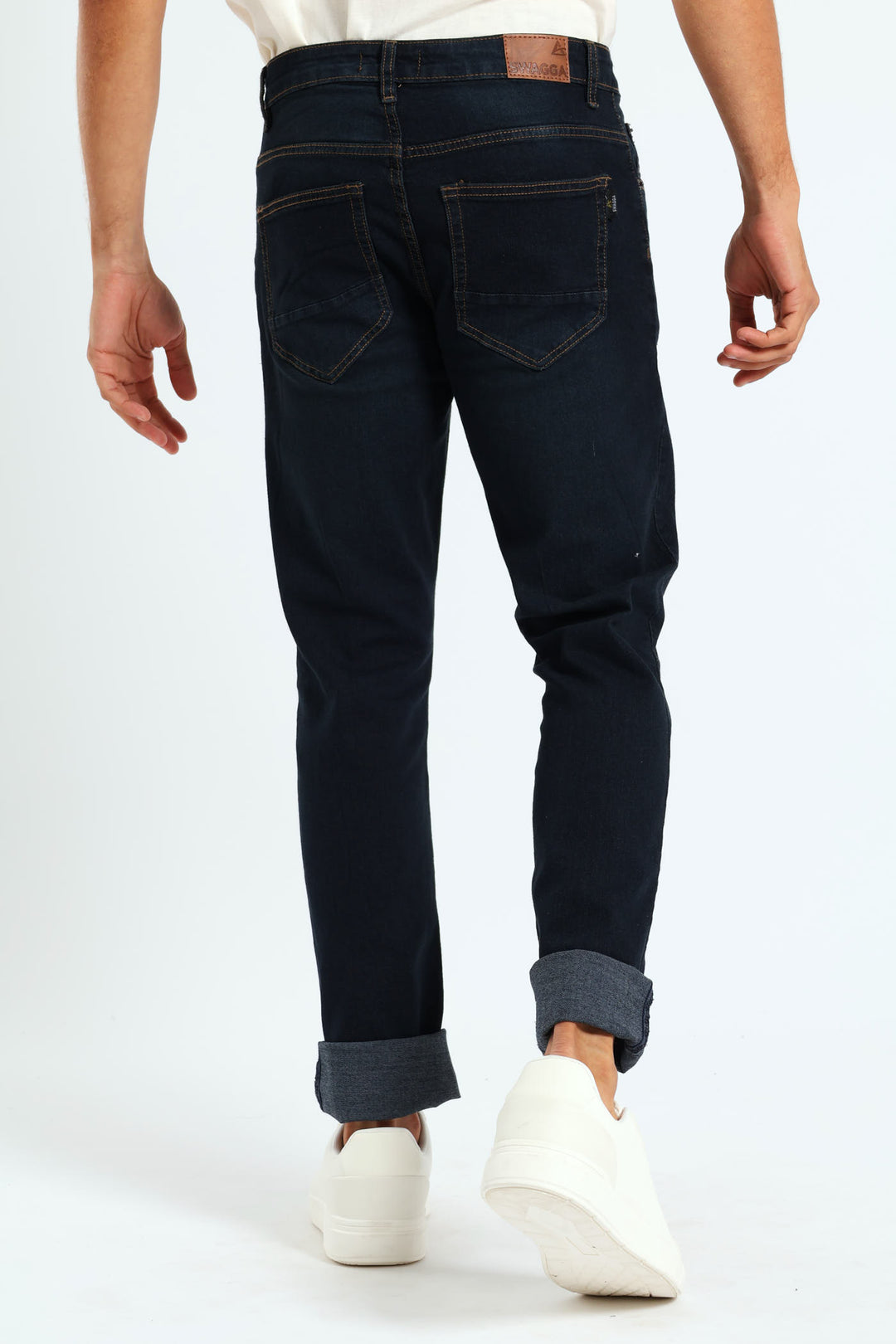 Slim Basic Denim Jean - Blue/Black