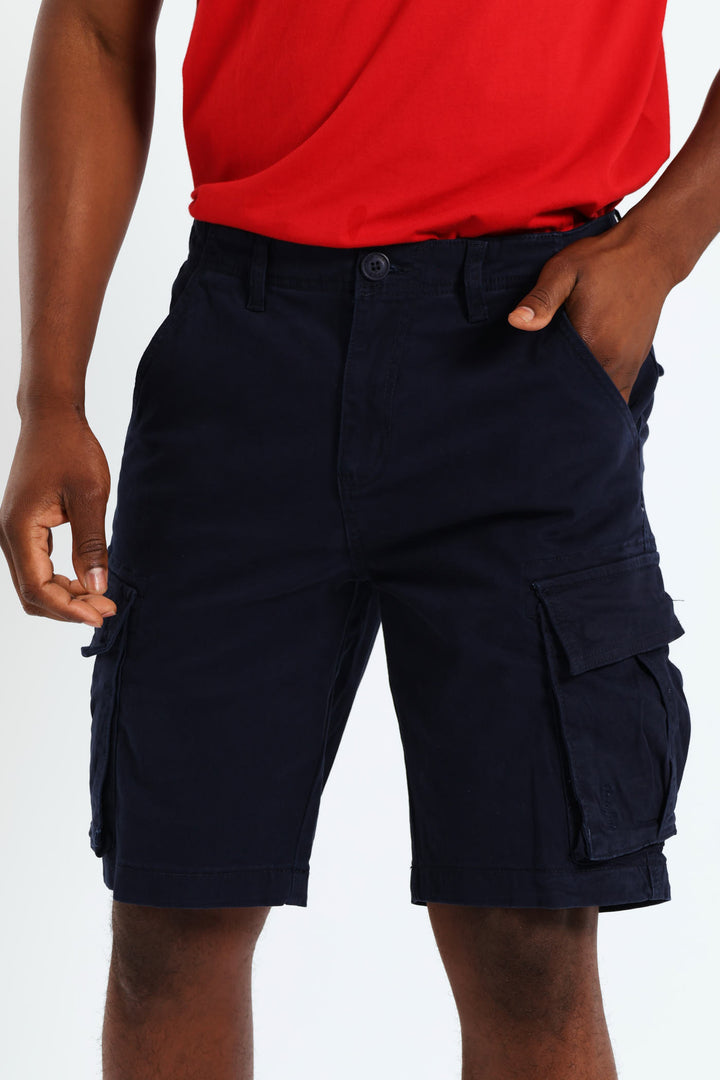 Overdye Cargo Shorts - Navy