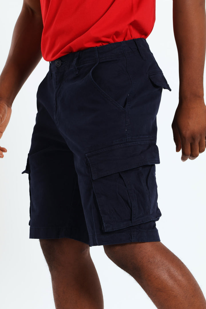 Overdye Cargo Shorts - Navy