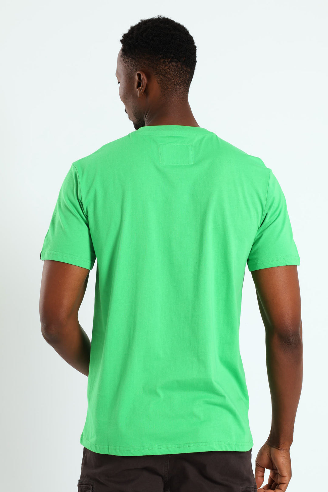 Basic Script Logo Tee - Green