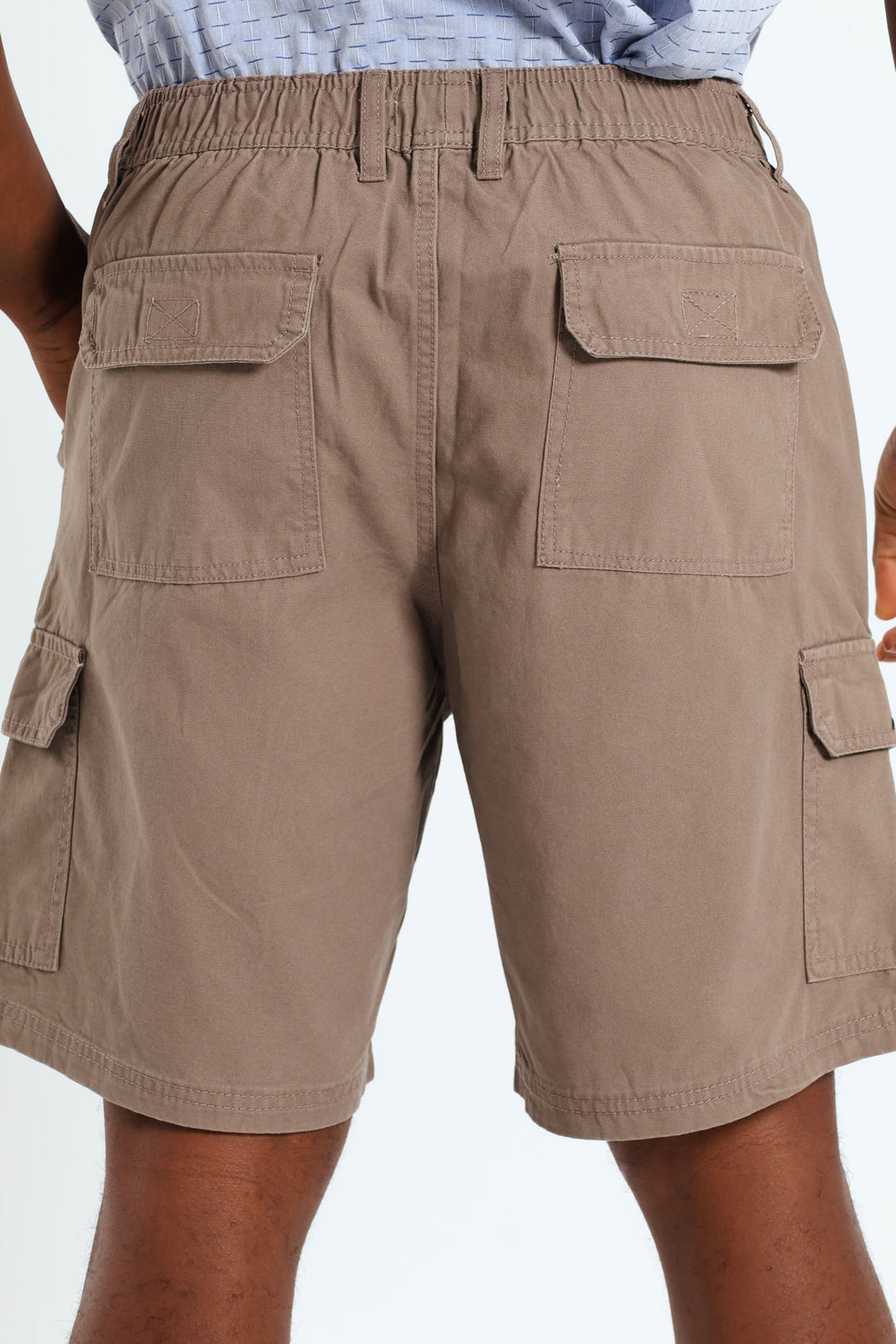 Willys 21cm Elasticated Shorts - Brown