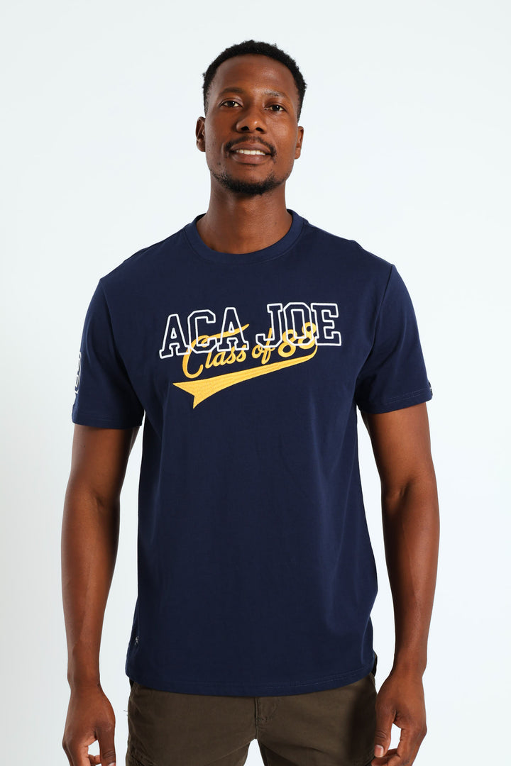 Class Of 88 Embroidered Tee - Navy