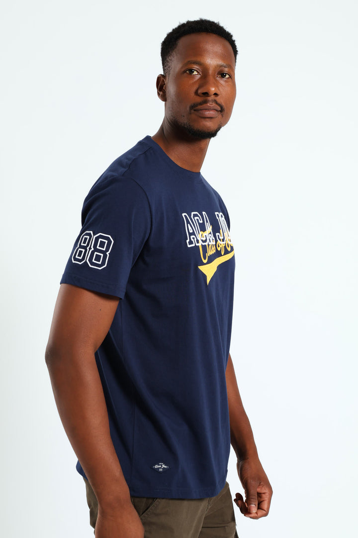 Class Of 88 Embroidered Tee - Navy