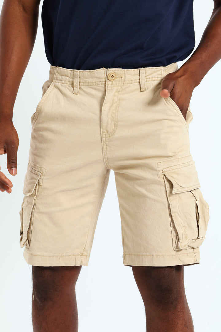 Overdye Cargo Shorts - Sand