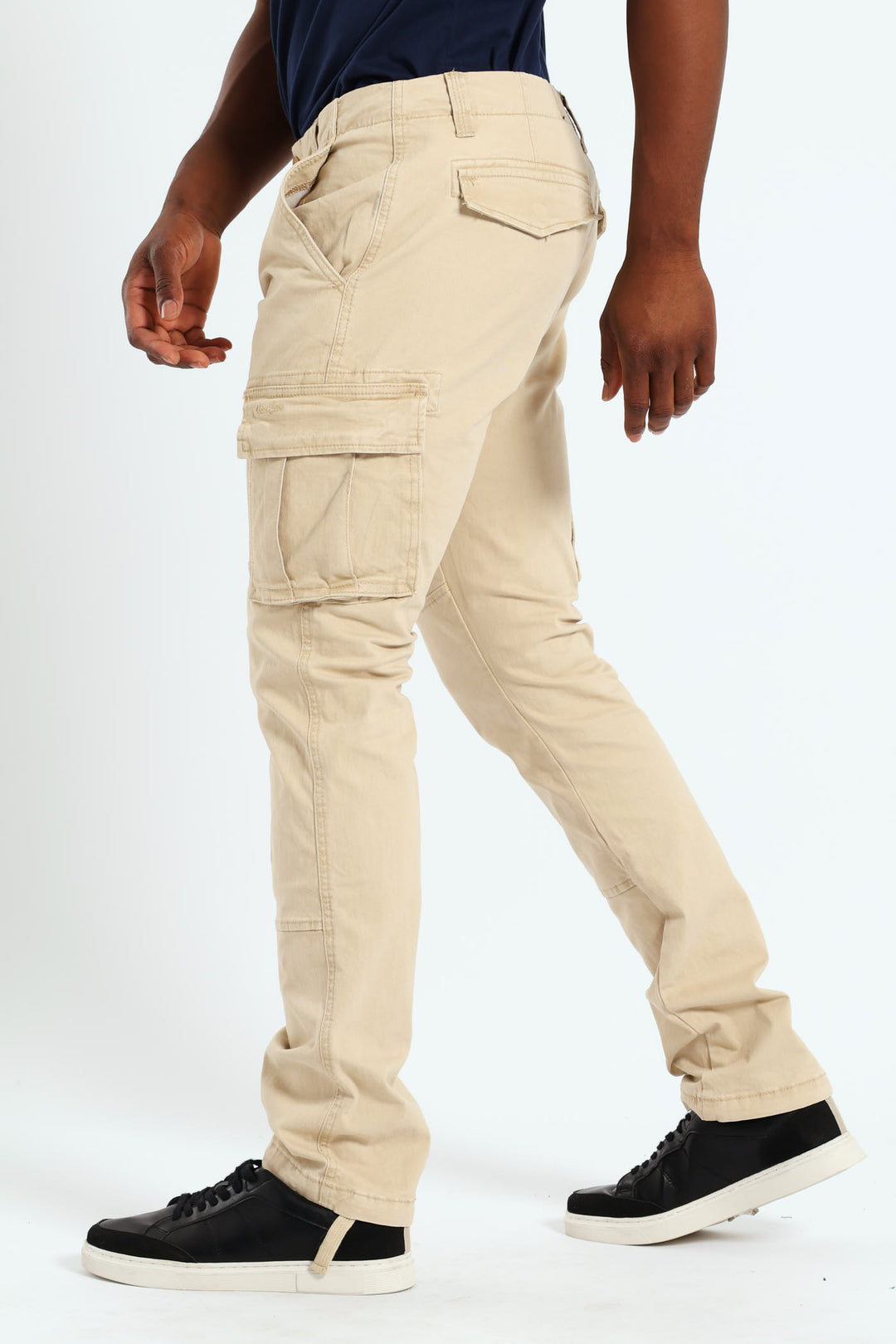 Stretch Twill Cargo Pants - Sand