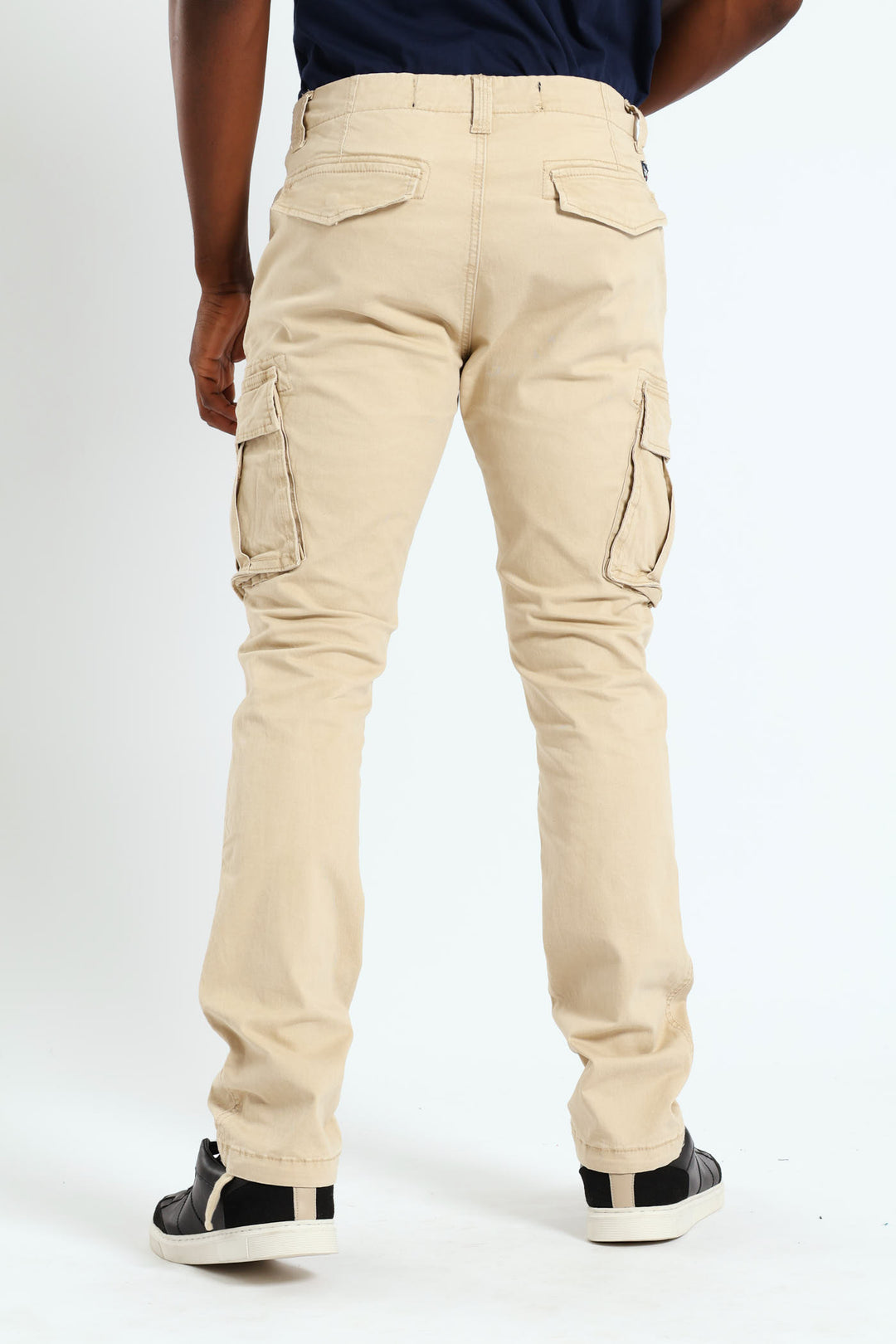 Stretch Twill Cargo Pants - Sand