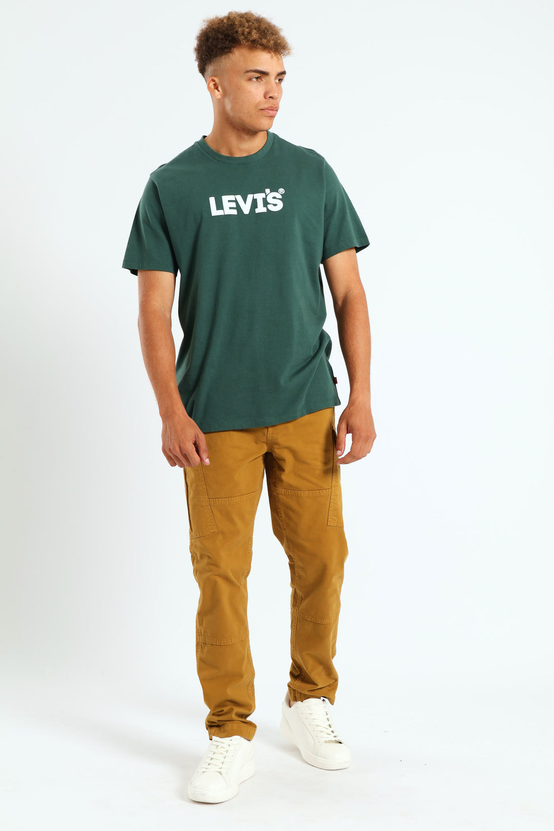 Graphic Crewneck Tee - Forest Green