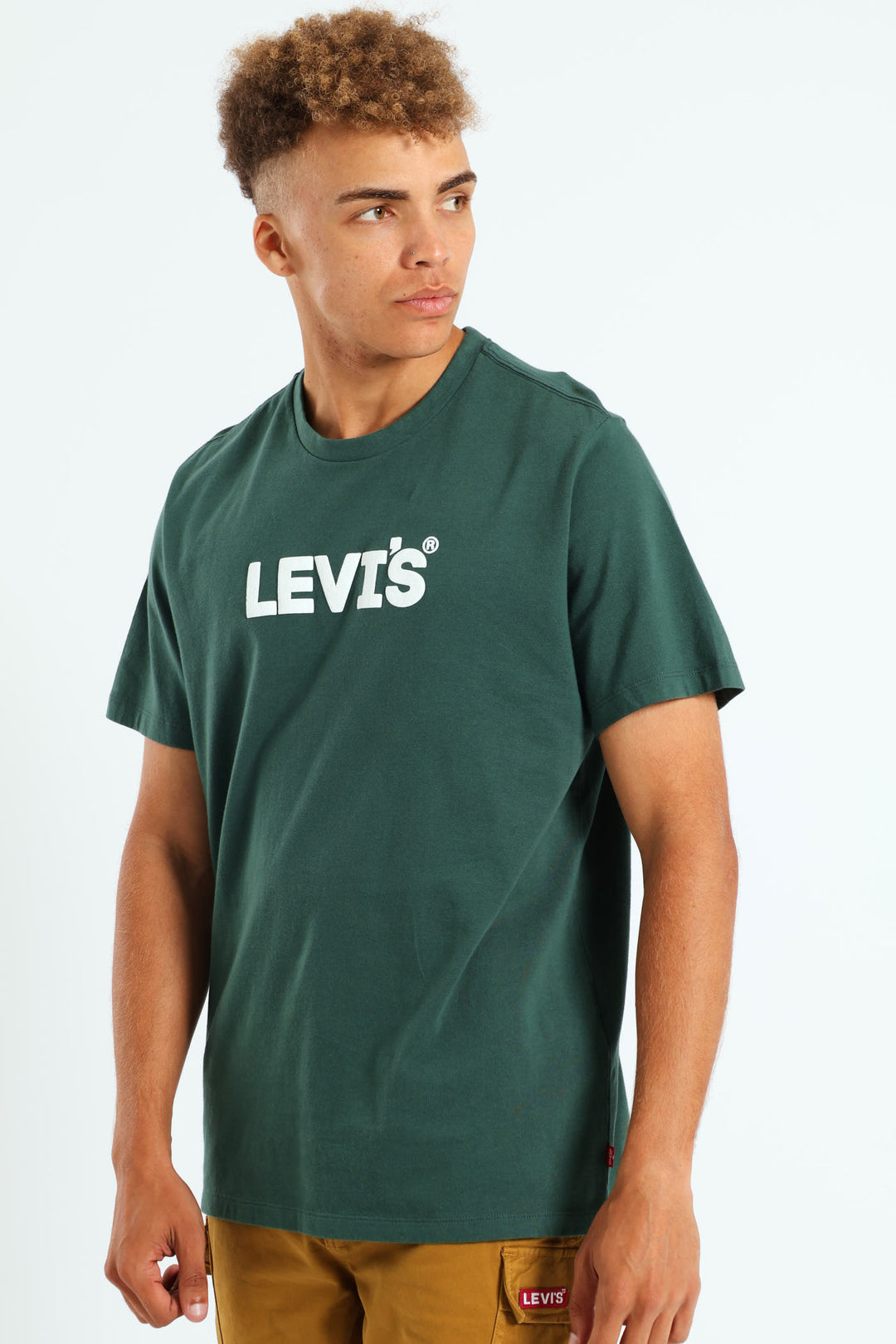 Graphic Crewneck Tee - Forest Green