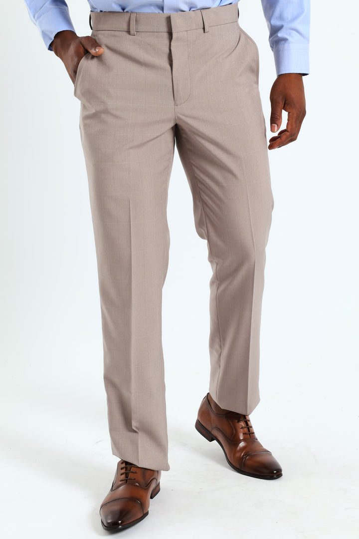 Glen Check Trousers - Neutral