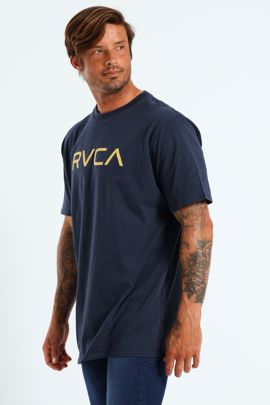 Big Brand Short Sleeve Tee - Navy