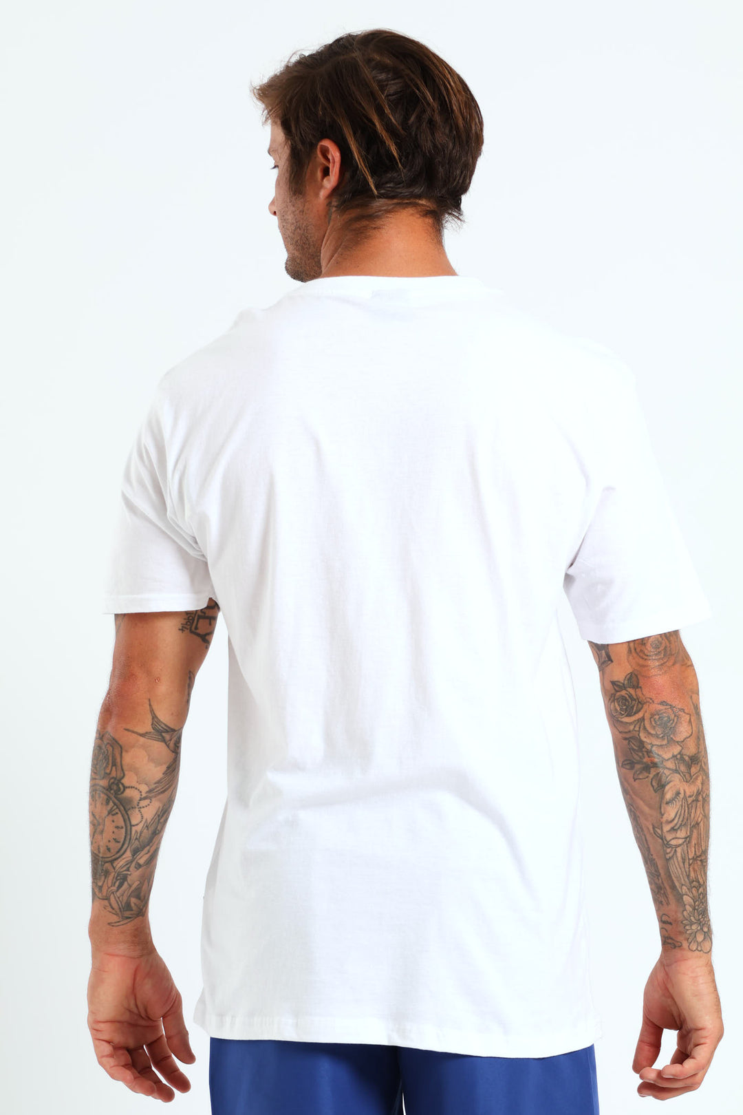 Core Square Print Tee - White