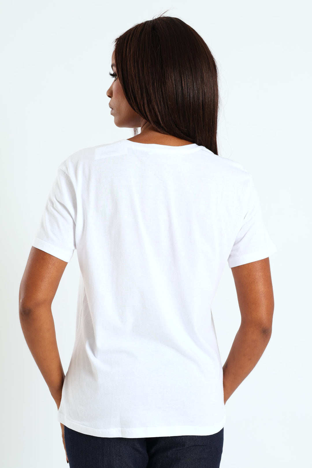 Embroidered Positano Lemon Tee - White