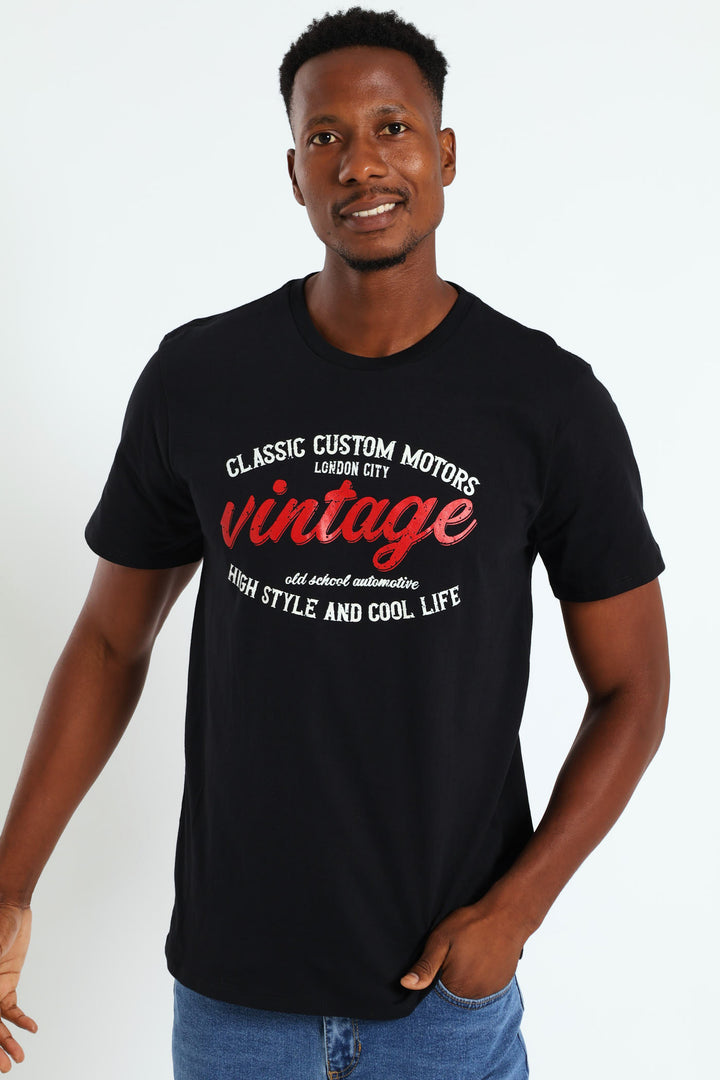 Vintage Tee - Black