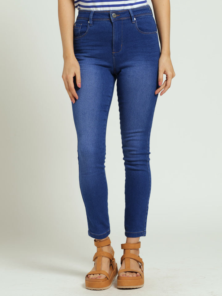 Push-Up Skinny Denim Jean - Periwinkle