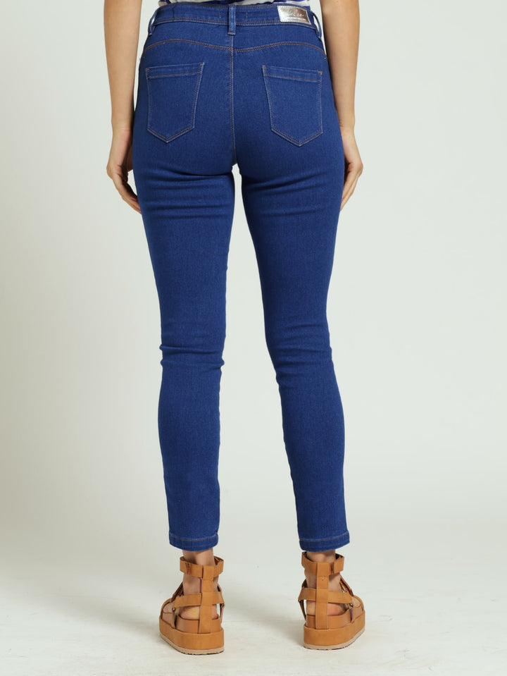 Push-Up Skinny Denim Jean - Periwinkle