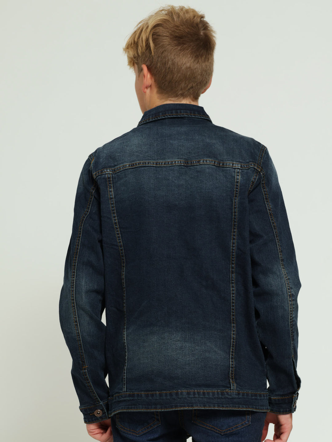 Boys Denim Jacket - Dark Blue