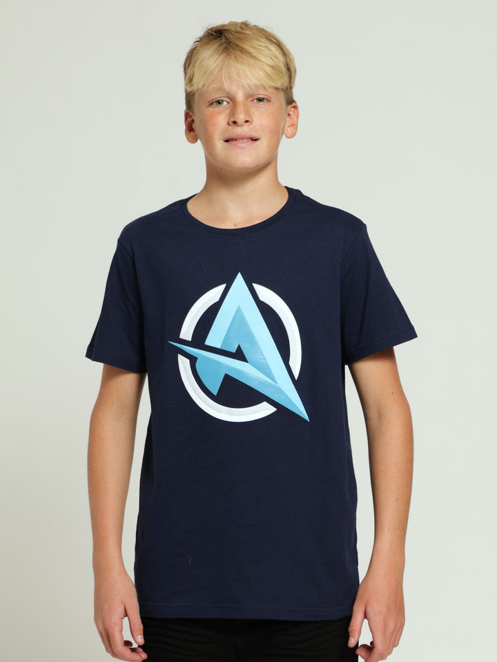 Boys Tee - Navy