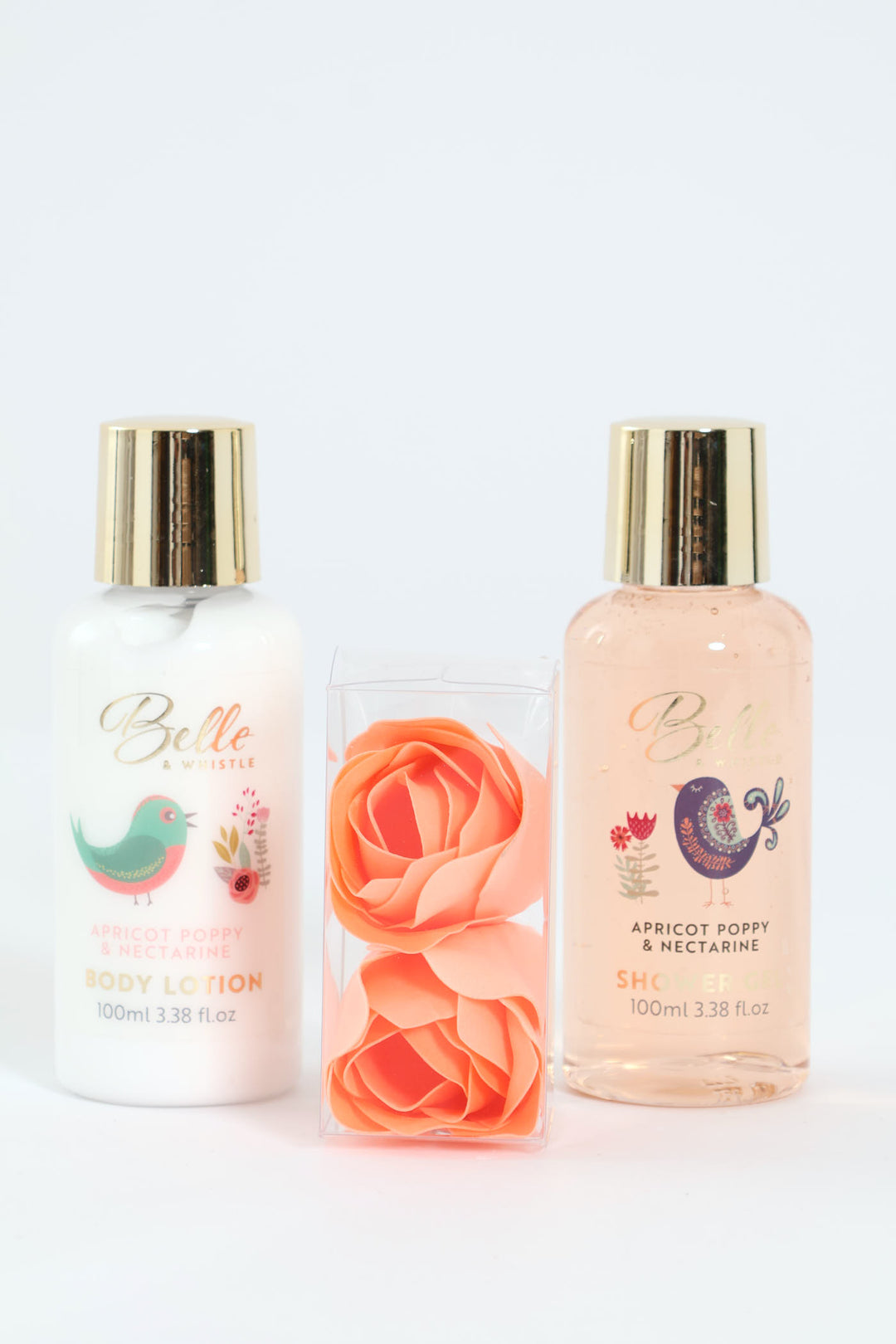 Bell & Whistle apricot poppy & nectarine Gift set