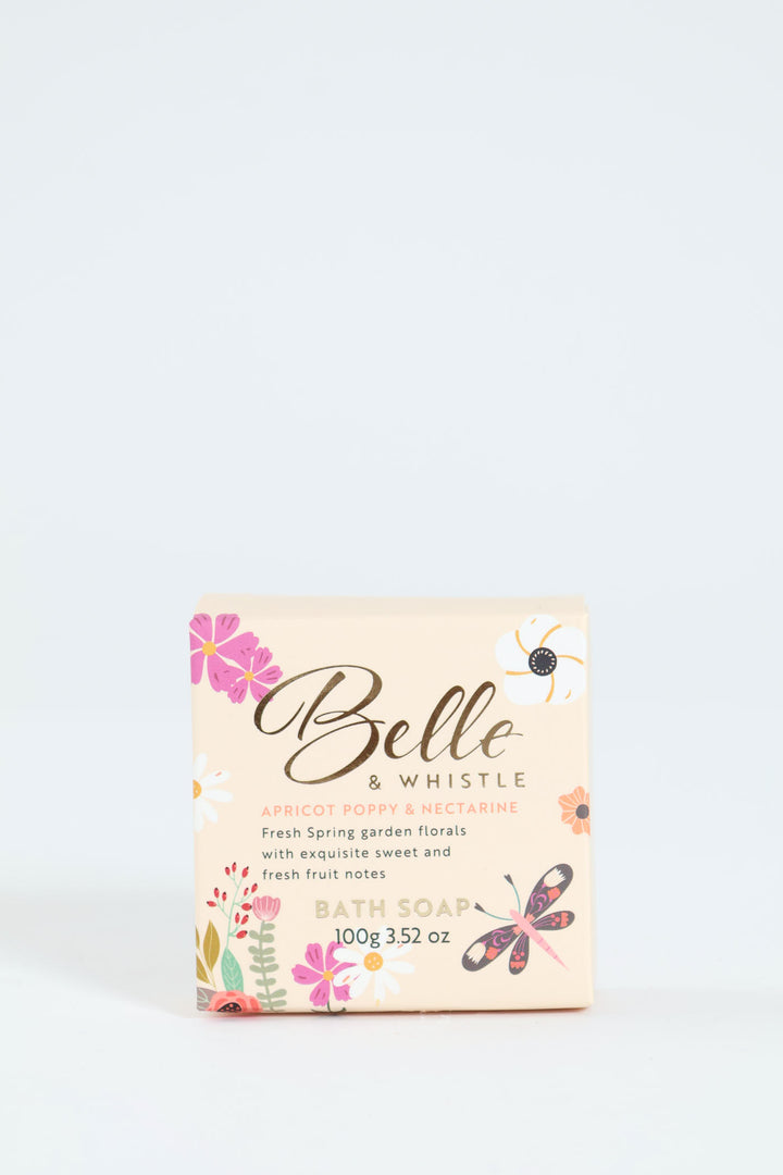 Belle & Whistle Apricot Peach Basket Gift Set