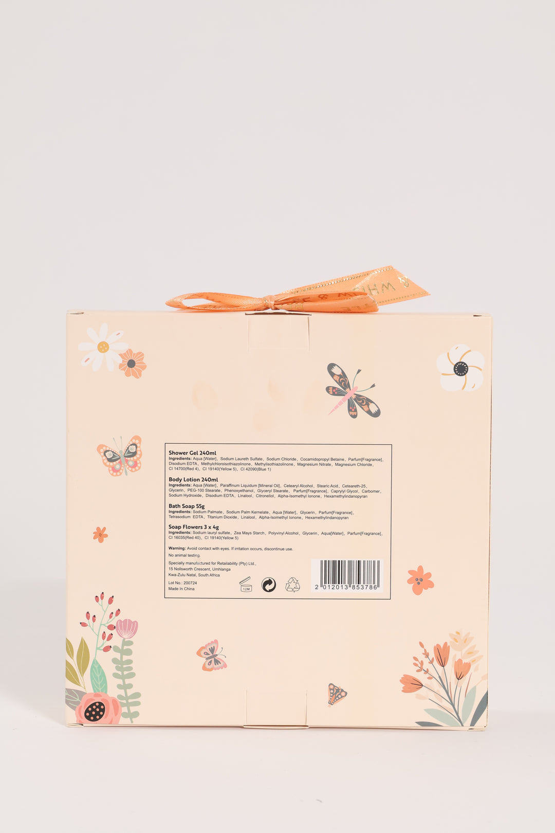 Belle & Whistle Apricot Poppy & Nectarine Box