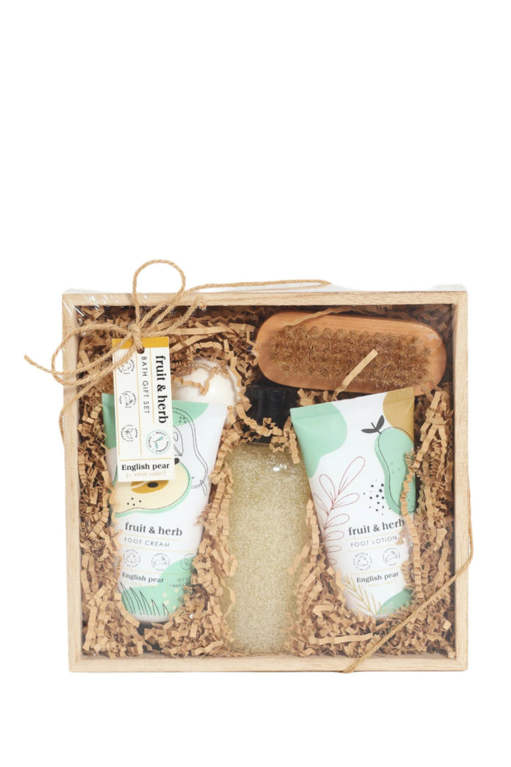 Fruit & herb wood box Gift set