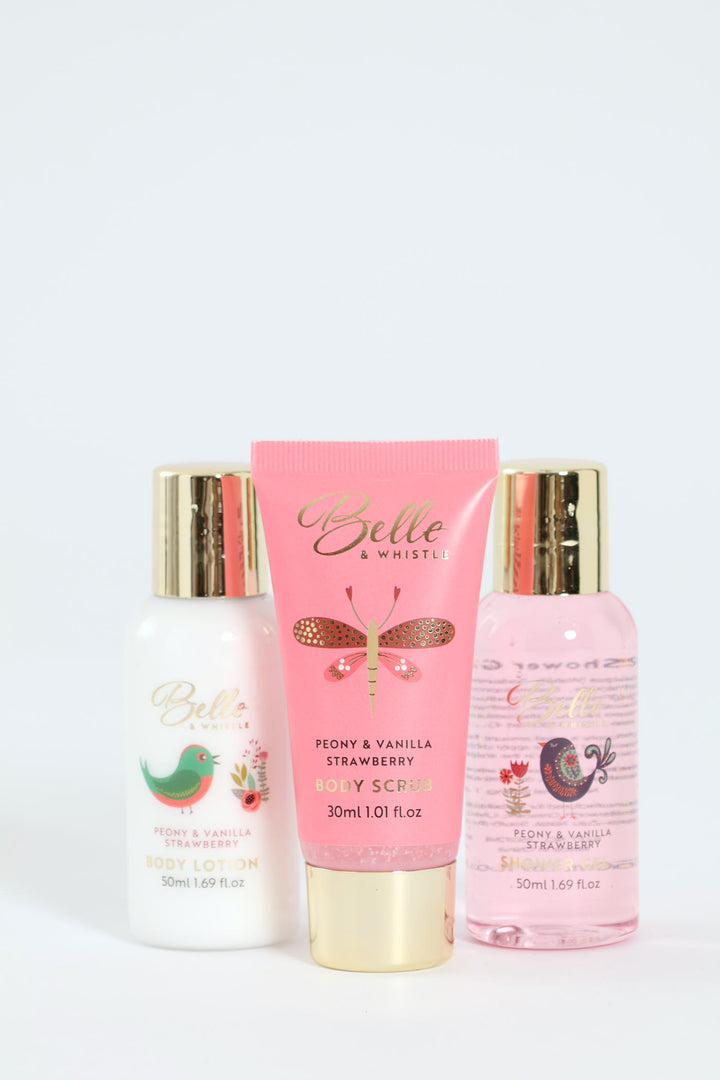 Belel & whistle Peony and strawberry set