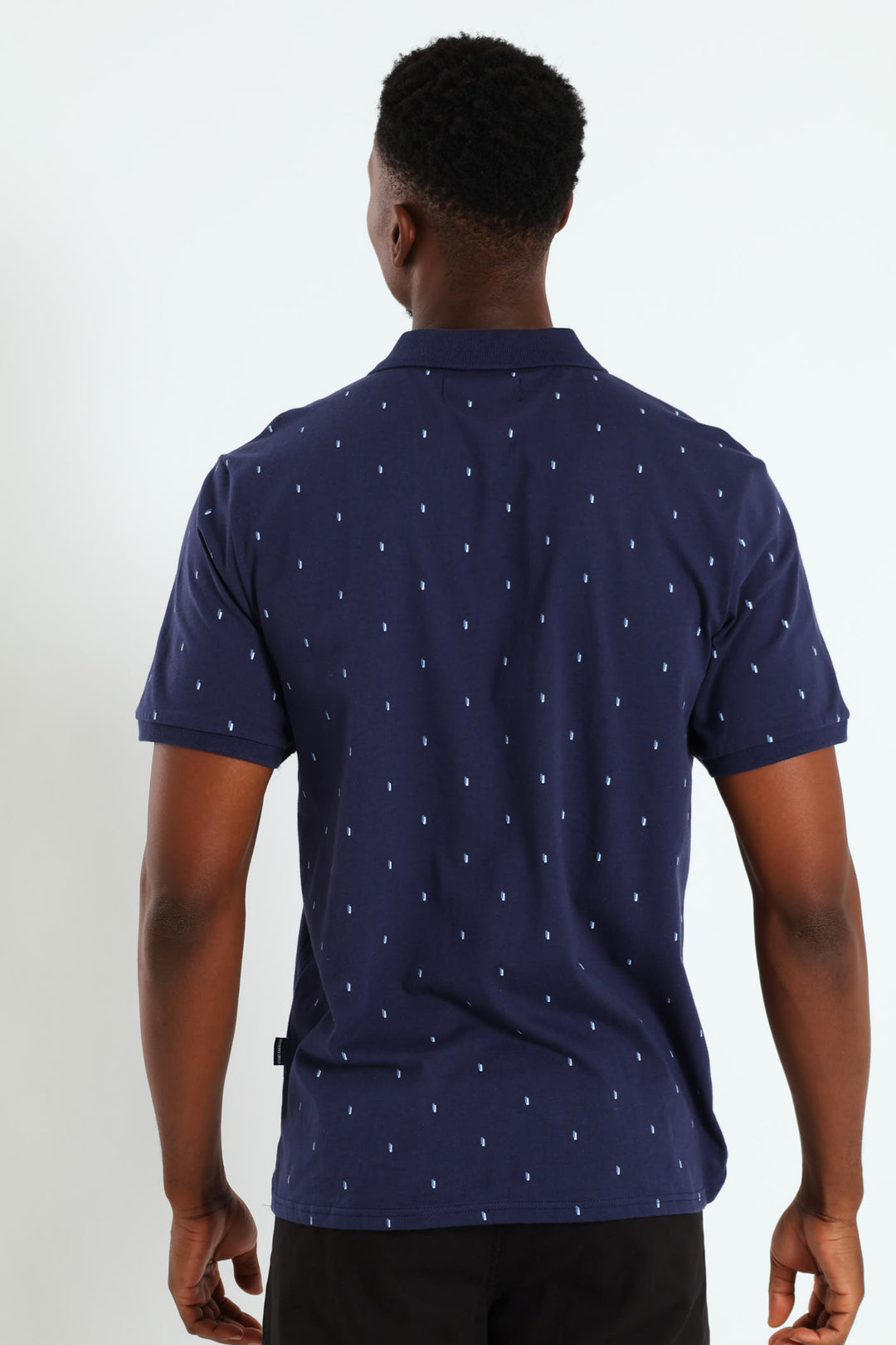 Tile Print Golfer - Navy