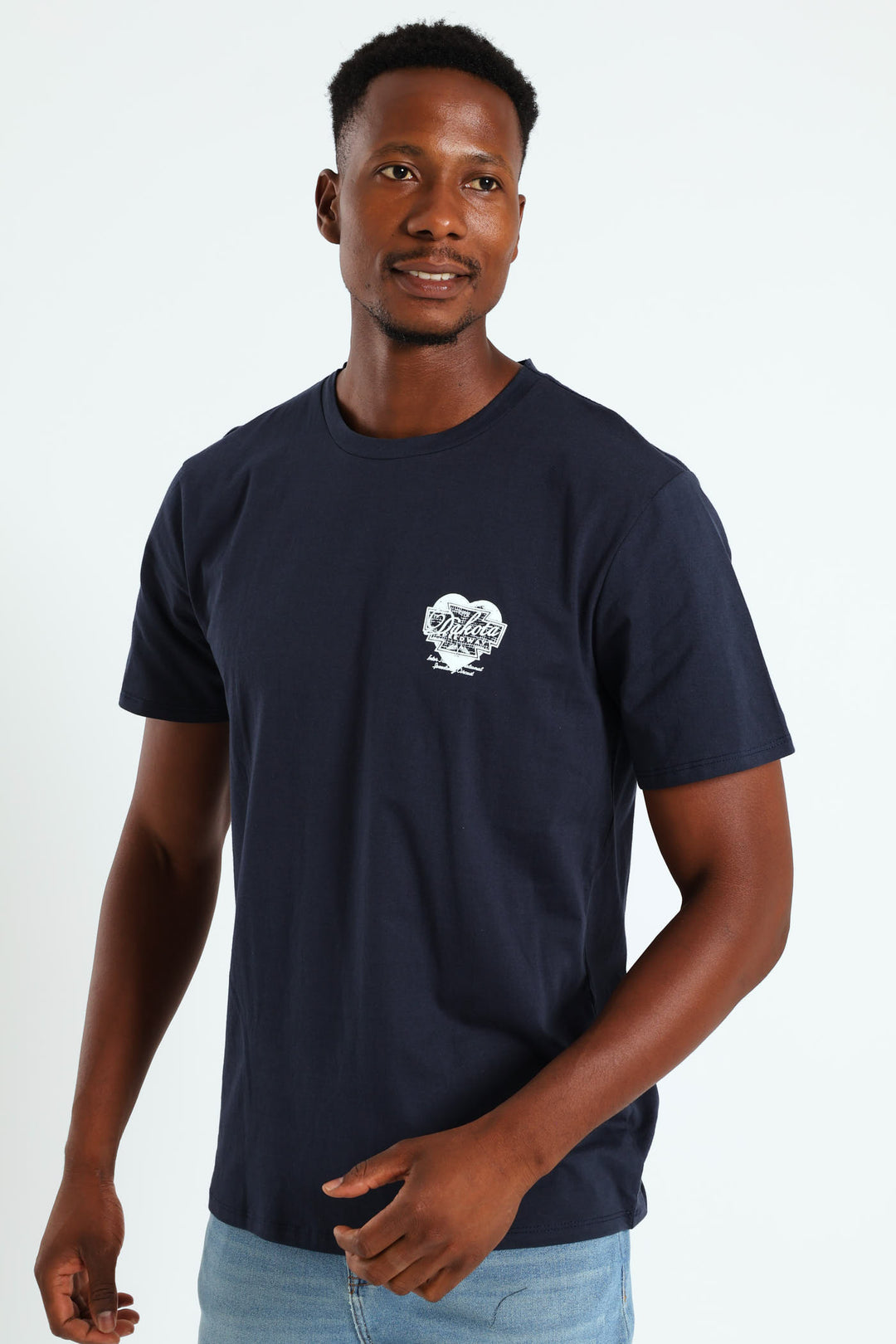 Dakota Speedway Front & Back Tee - Navy