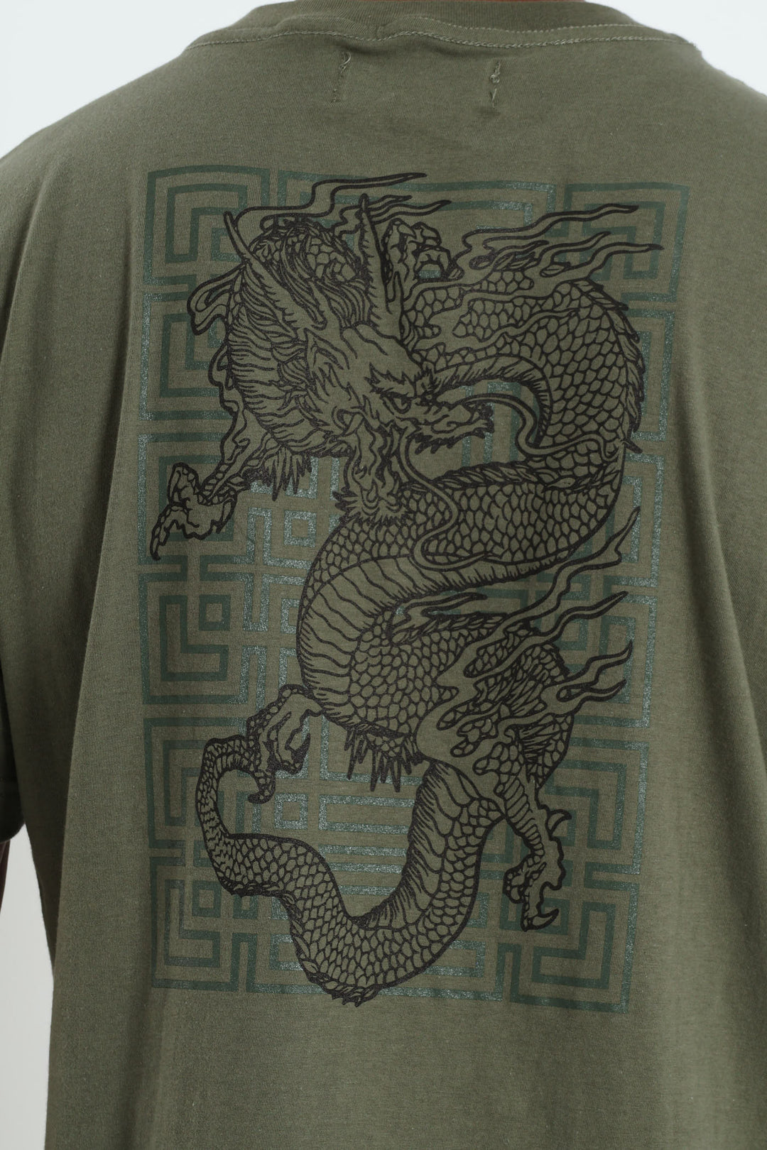 Dragon Grid Front & Back Tee - Fatigue